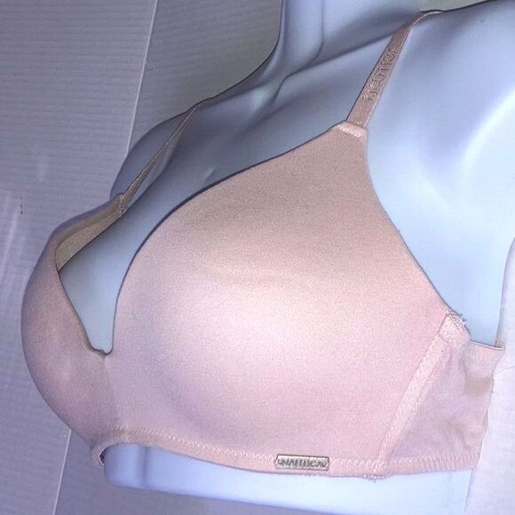 NAUTICA Intimates Nude Cream Lightly Padded Bra Womens 36B Style 6394-49 - Picture 4 of 11